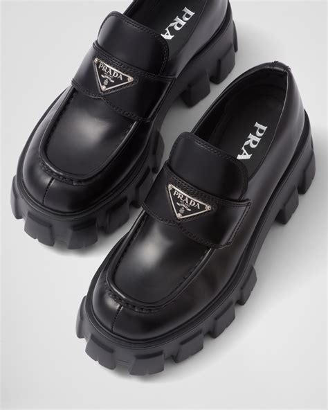 loafers prada woman|prada monolith loafer.